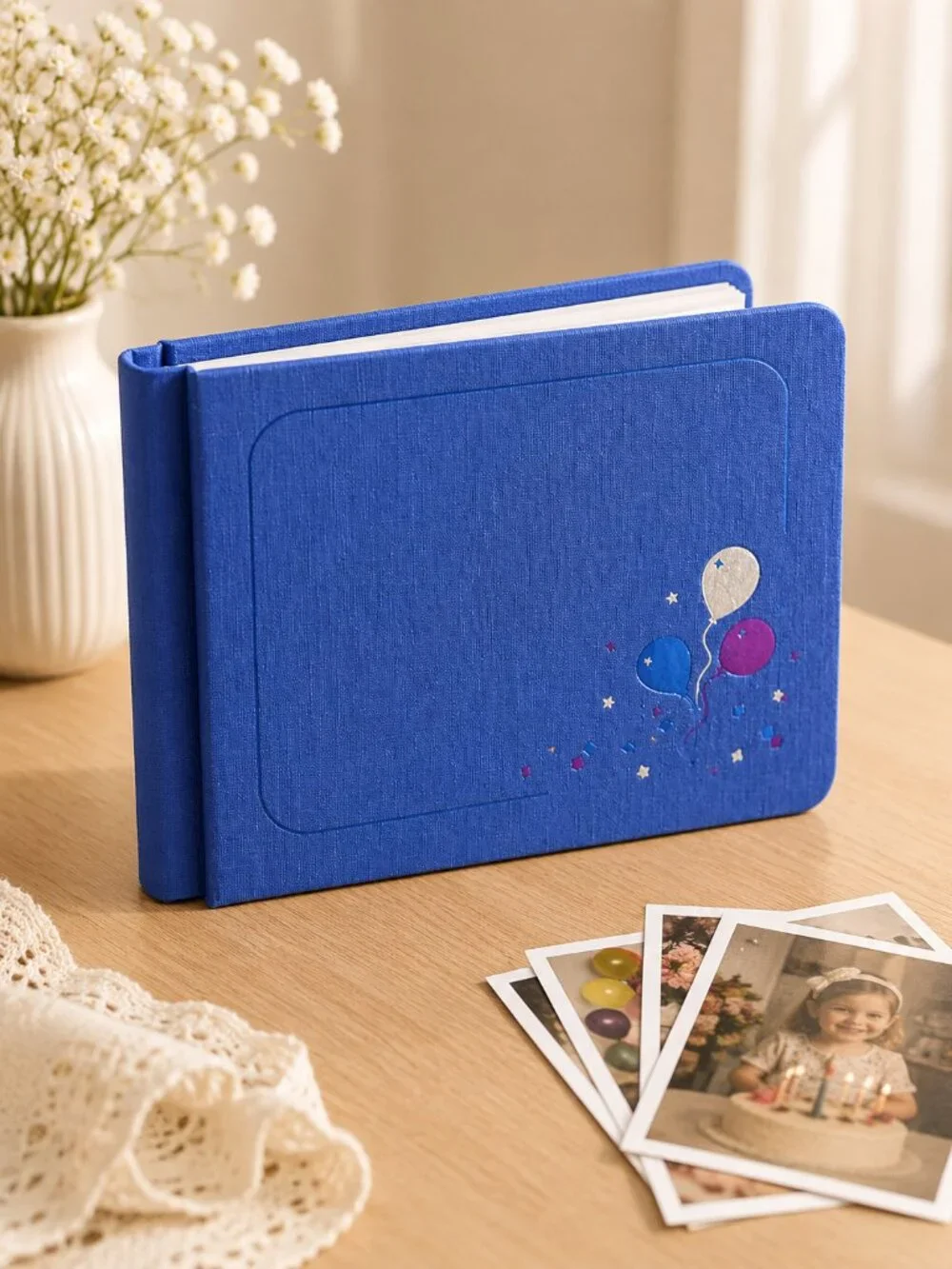 Creative Memories Celebrate 5x7 Scrapbook Album Blue LE Retired New Sealed